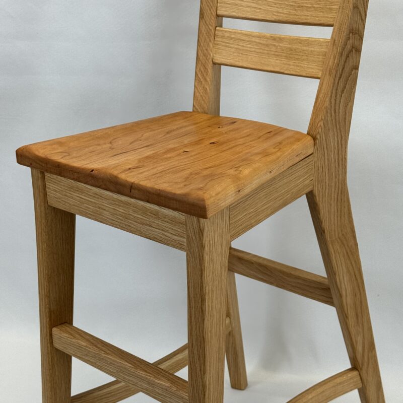 Junior Chair - Oak Frame Cherry Seat